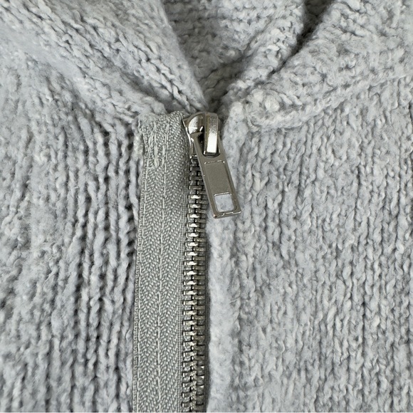 Divided Light Gray Cotton-Blend Shawl Collar Cardigan by H&M - Picture 11 of 15